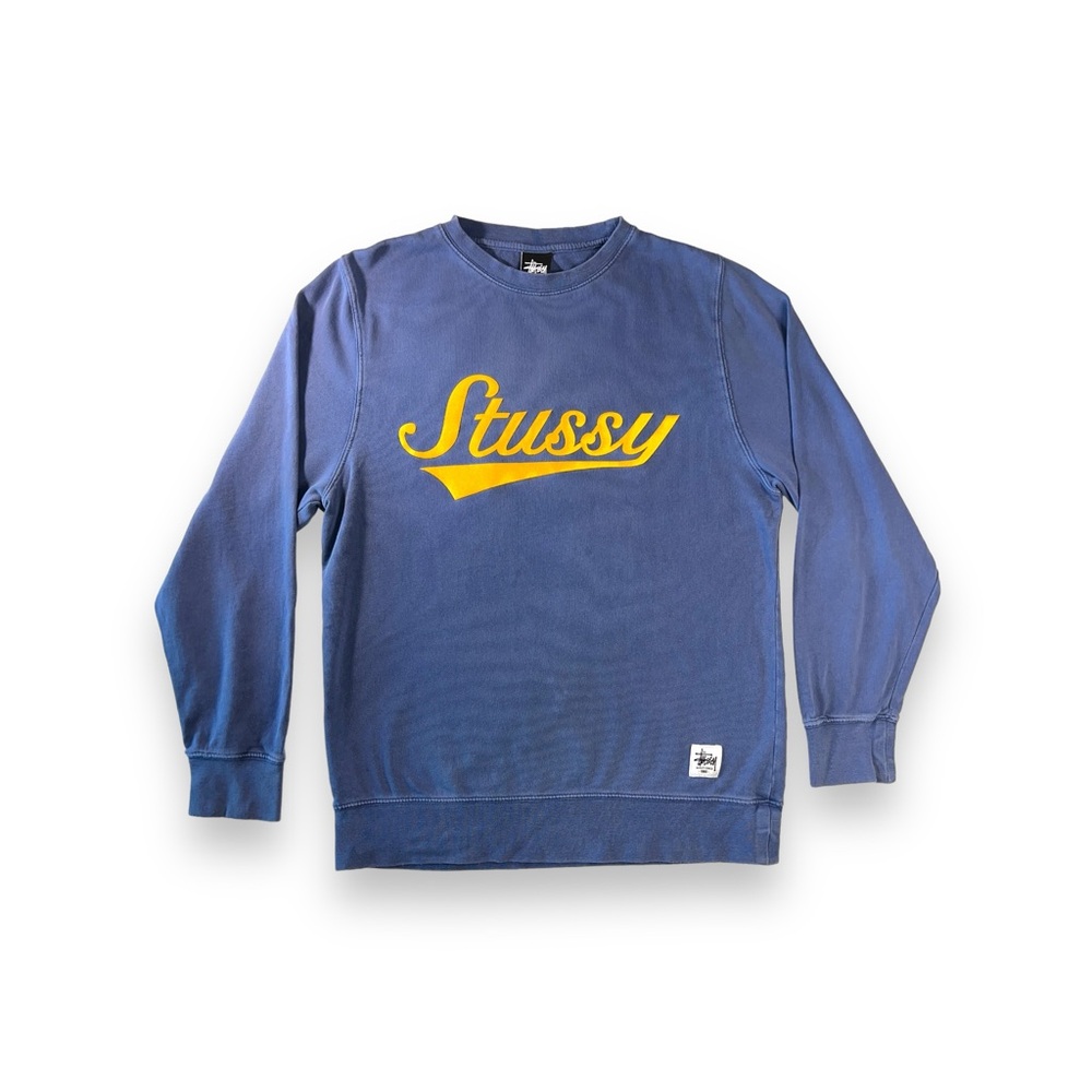 Stüssy navy cotton sweatshirt